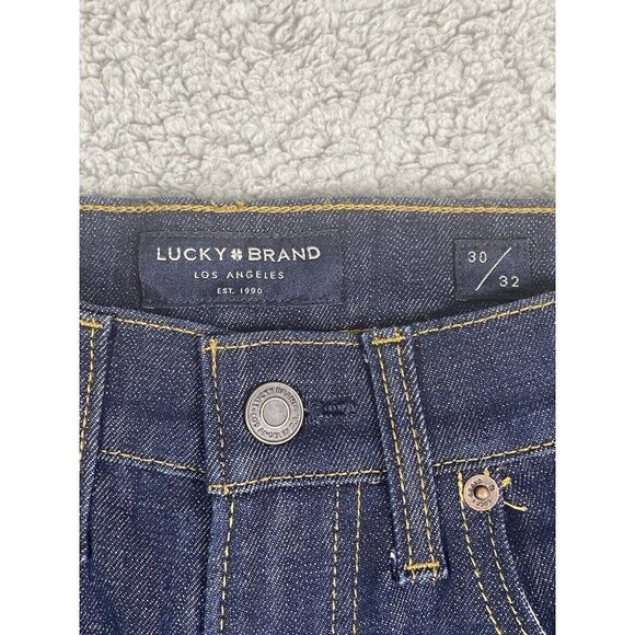 Lucky Brand Mens Straight Leg Pockets Dark Wash Pockets Jeans Size 30/32 - Picture 5 of 8